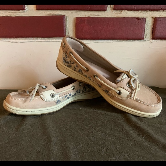 Sperry Shoes - Sperry Topsider Boatshoes W/Leopard & Sequins Trim